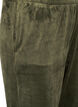 L&oslash;se bukser i velour, Gr&oslash;n, Packshot image number 2