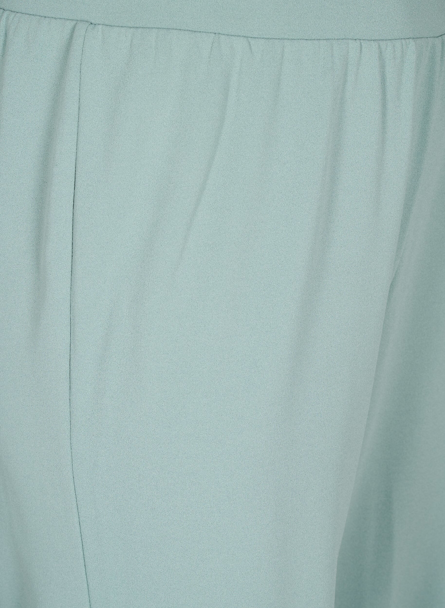 Zizzi Bukser med straight fit, Gr&oslash;n, Packshot image number 2