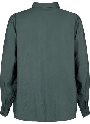 Langærmet skjorte i TENCEL™ Modal , Dark Forest, Packshot image number 1