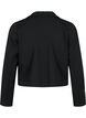 Kort blazer med knap, Black, Packshot image number 1