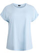 Kort&aelig;rmet t-shirt i bomuldsblanding, Bl&aring;, Packshot image number 0
