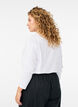 Basis jerseybluse med lange &aelig;rmer, Hvid, Model image number 2