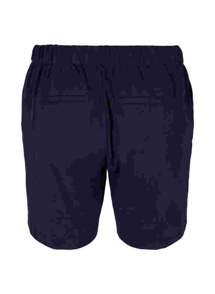 Løse shorts med bindesnøre og lommer, Navy Blazer, Packshot image number 1