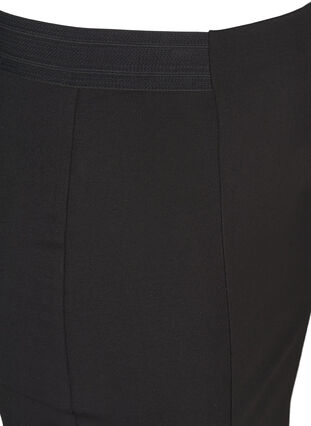 Tætsiddende nederdel i viskose mix, Black, Packshot image number 3