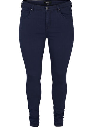 Super slim Amy jeans med høj talje, Night Sky, Packshot image number 0