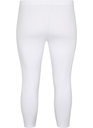 Basis 3/4 leggings i viskose, Bright White, Packshot image number 1