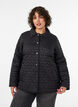 Let vatteret jakke med dekorativ quiltning, Sort, Model image number 0
