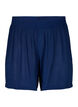 Shorts i viskose med høj talje, Medieval Blue, Packshot image number 0