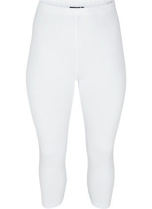 Basis 3/4 leggings, Bright White, Packshot image number 0