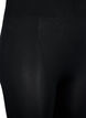 Seamless 3/4 leggings, Sort, Packshot image number 2