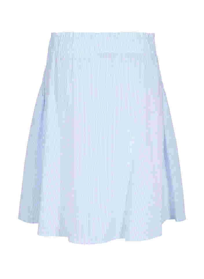 Stribet nederdel med lommer i bomuld, Blue Bell Stripe, Packshot image number 1