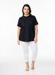 Basis 3/4 leggings i viskose, Hvid, Model image number 1