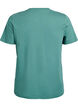 Basis t-shirt i bomuld med rund hals, Gr&oslash;n, Packshot image number 1
