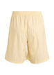 Stribede shorts med h&oslash;j talje og l&oslash;s pasform, Gul, Packshot image number 1