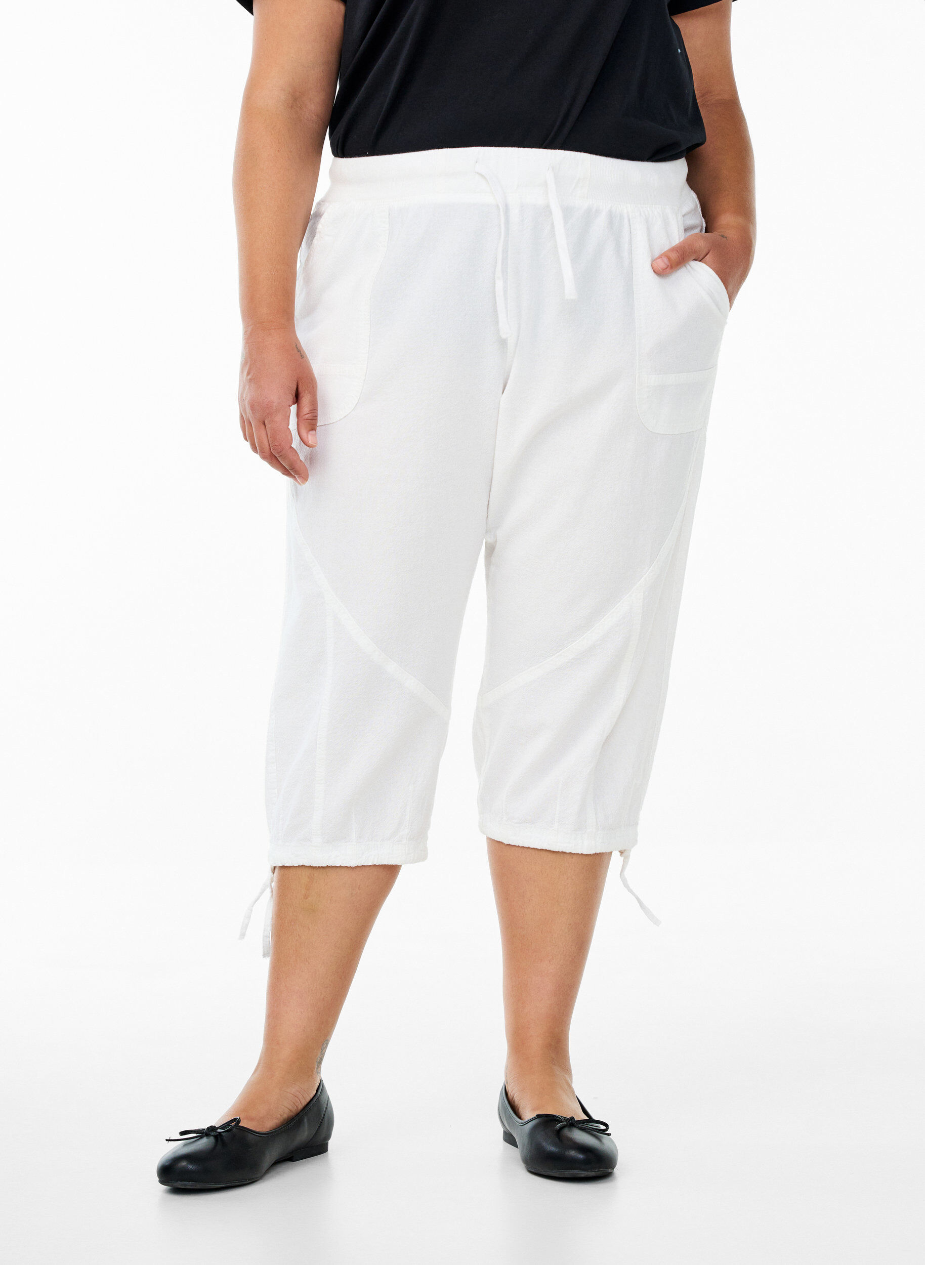 ZizziKnickers i bomuld, Hvid, Model image number 2