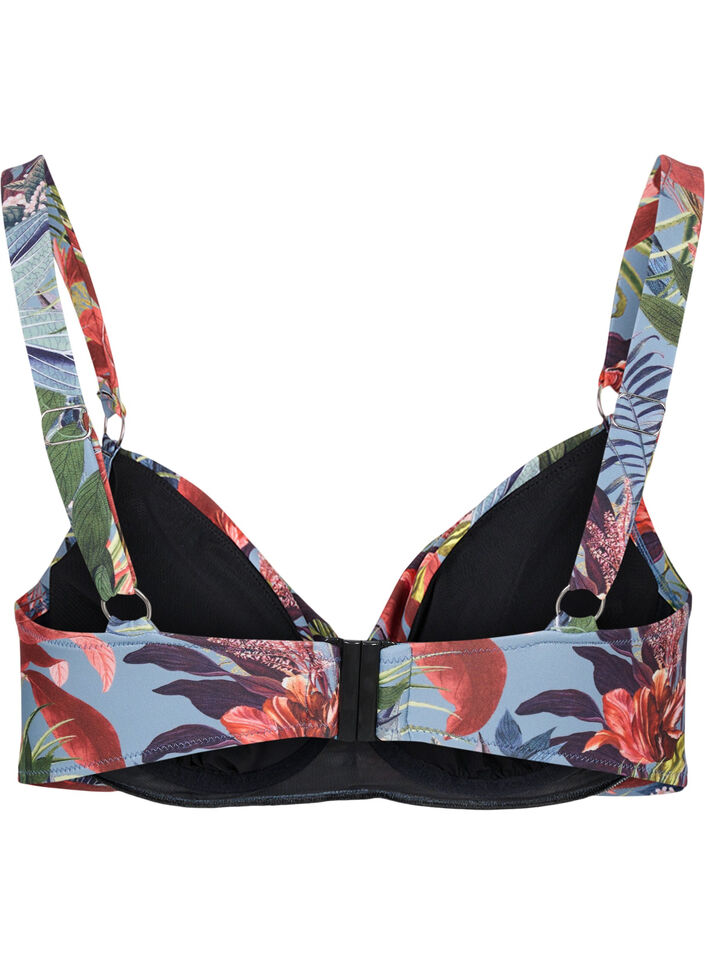Printet bikini bh med bøjle, Citadel AOP, Packshot image number 1