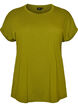 Kort&aelig;rmet t-shirt i bomuldsblanding, Gr&oslash;n, Packshot image number 0