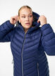 Letv&aelig;gts jakke med h&aelig;tte, Bl&aring;, Model image number 3