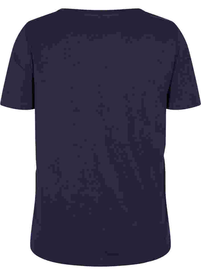 T-shirt med tryk i bomuld, Night Sky UPBEAT, Packshot image number 1