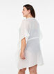 Strandponcho med bindebånd, Hvid, Model image number 2