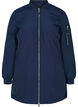 Lang bomberjakke med lommer, Navy Blazer, Packshot image number 0