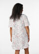 Kjole i bomuld med blomsterprint og broderie anglaise, Vanilla, Model image number 2