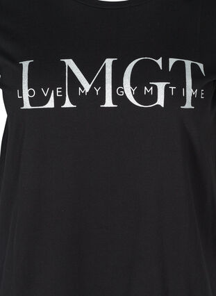 Trænings t-shirt med print, Black LMGT, Packshot image number 2