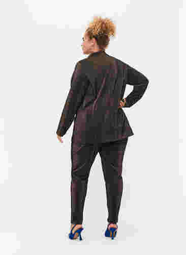 Maddison bukser med glimmer, Black w. Lurex, Model image number 1