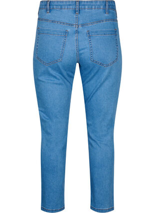 Slim fit Emily jeans med perler , Light Blue, Packshot image number 1