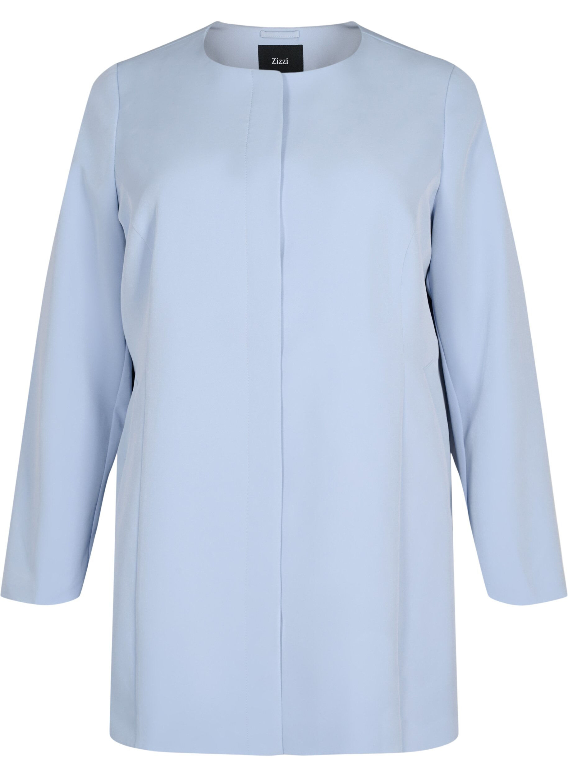 Zizzi Let klassisk for&aring;rsjakke, Eventide, Packshot image number 0