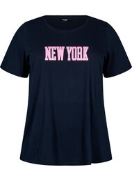 FLASH - T-shirt med motiv, Blå