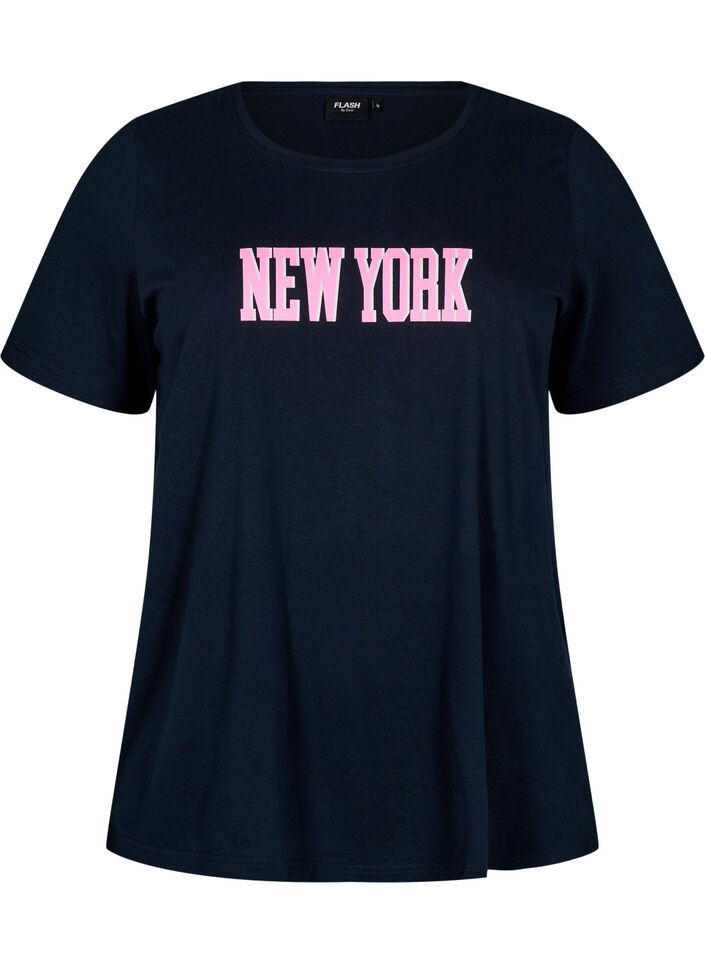 FLASH - T-shirt med motiv, Blå, Packshot image number 0