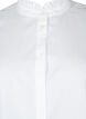 Skjorte med flæsekrave og crochetbånd, Bright White, Packshot image number 2