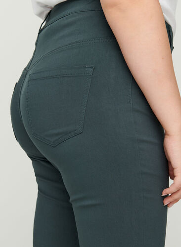 Slim fit bukser med lommer, Dark Slate, Model image number 1