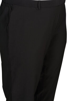 Klassiske bukser med stretch, Black, Packshot image number 2