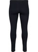 Viskose leggings med similisten, Black, Packshot image number 1