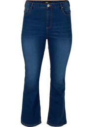 Ellen bootcut jeans med høj talje, Blue denim
