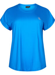 Kortærmet trænings t-shirt , Brilliant Blue