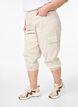 Cargo knickers med høj talje, Beige, Model image number 2