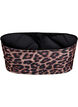 Leopard bandeau-bikinitop, Beige, Packshot image number 1