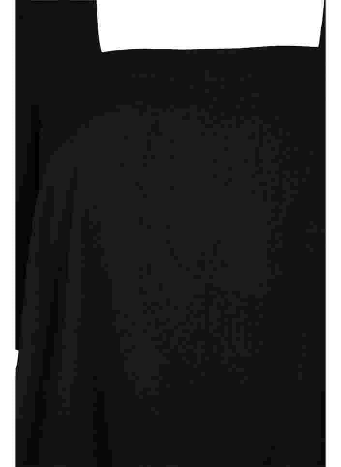 Bluse med ballonærmer, Black, Packshot image number 2