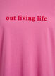T-shirt med motiv, Lyser&oslash;d, Packshot image number 2