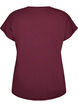 Ensfarvet tr&aelig;nings t-shirt, R&oslash;d, Packshot image number 1