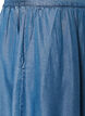 Maxinederdel i TENCEL&trade; lyocell med denimlook, Bl&aring;, Packshot image number 2