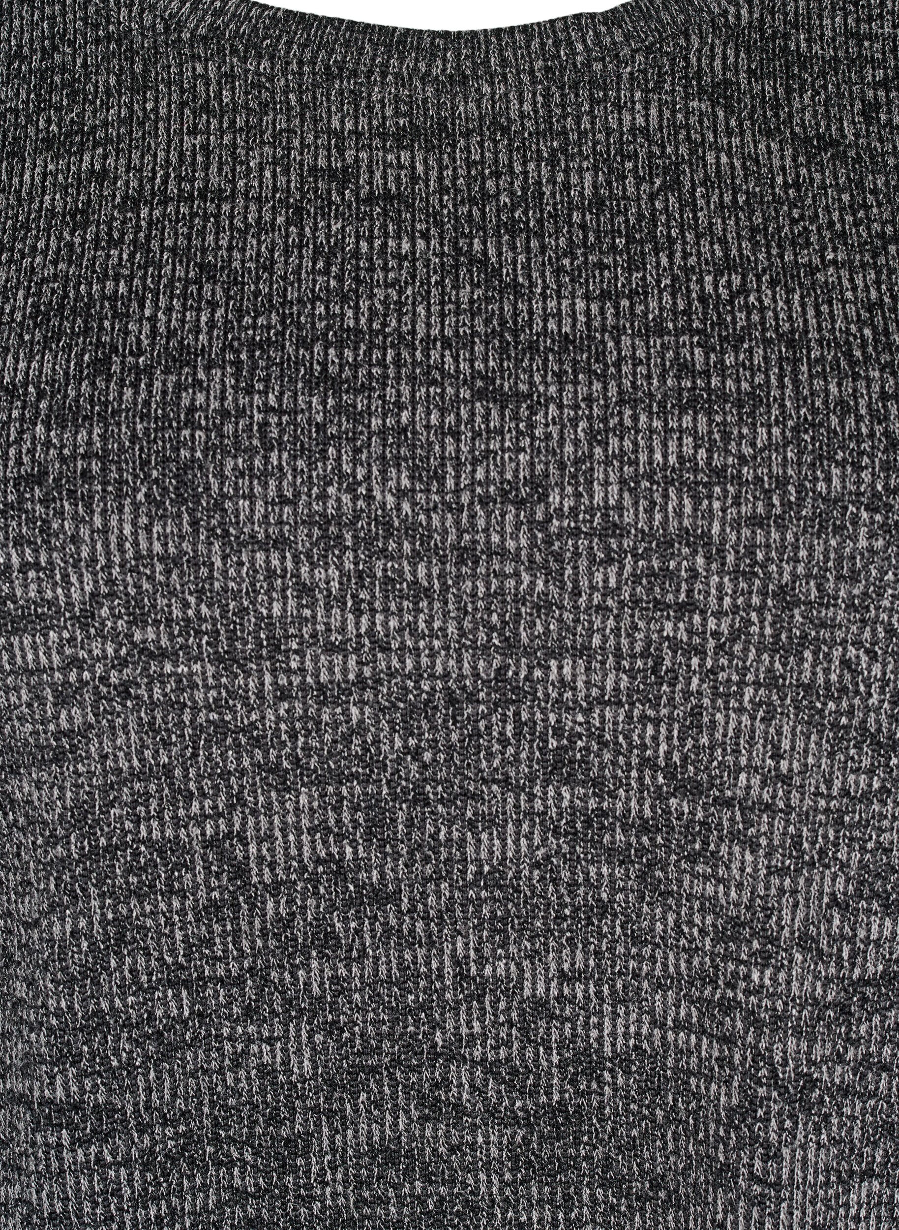 Zizzi FLASH - Jerseybluse med lange &aelig;rmer, Gr&aring;, Packshot image number 2