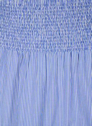 Stribet maxinederdel med smock, Baja Blue Stripe, Packshot image number 2