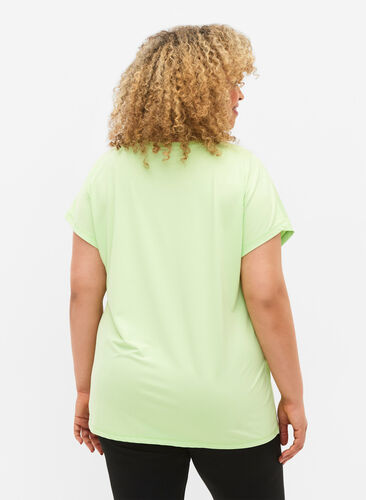Kortærmet trænings t-shirt , Paradise Green, Model image number 1
