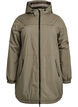 Let vatteret parka med h&aelig;tte , Gr&oslash;n, Packshot image number 0