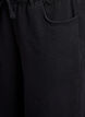 Loose fit jeans med elastisk talje og bindeb&aring;nd, Sort, Packshot image number 2