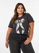 T-shirt i bomuld med frontmotiv, Gr&aring;, Model image number 0